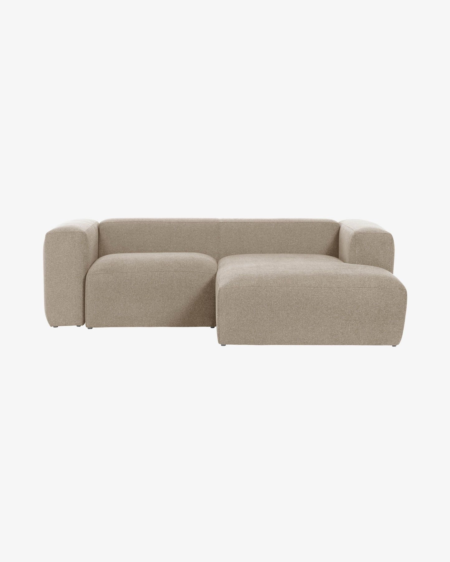 
                  
                    Ausstellungsstück CHENILLE - 2-Sitzer Sofa mit Chaiselongue Beige
                  
                