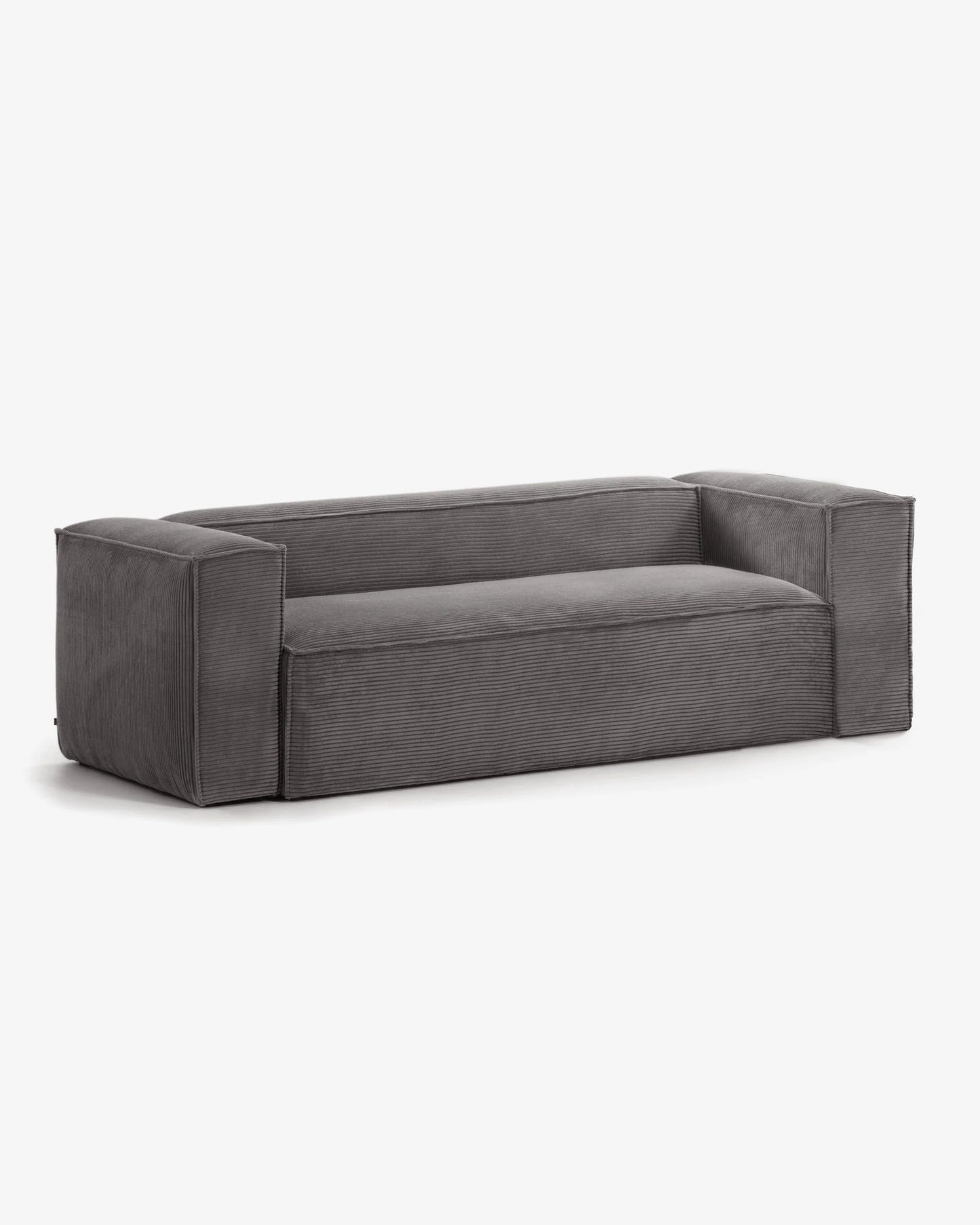 
                  
                    KORDSCHI - 3-Sitzer Sofa mit grauem Kord
                  
                