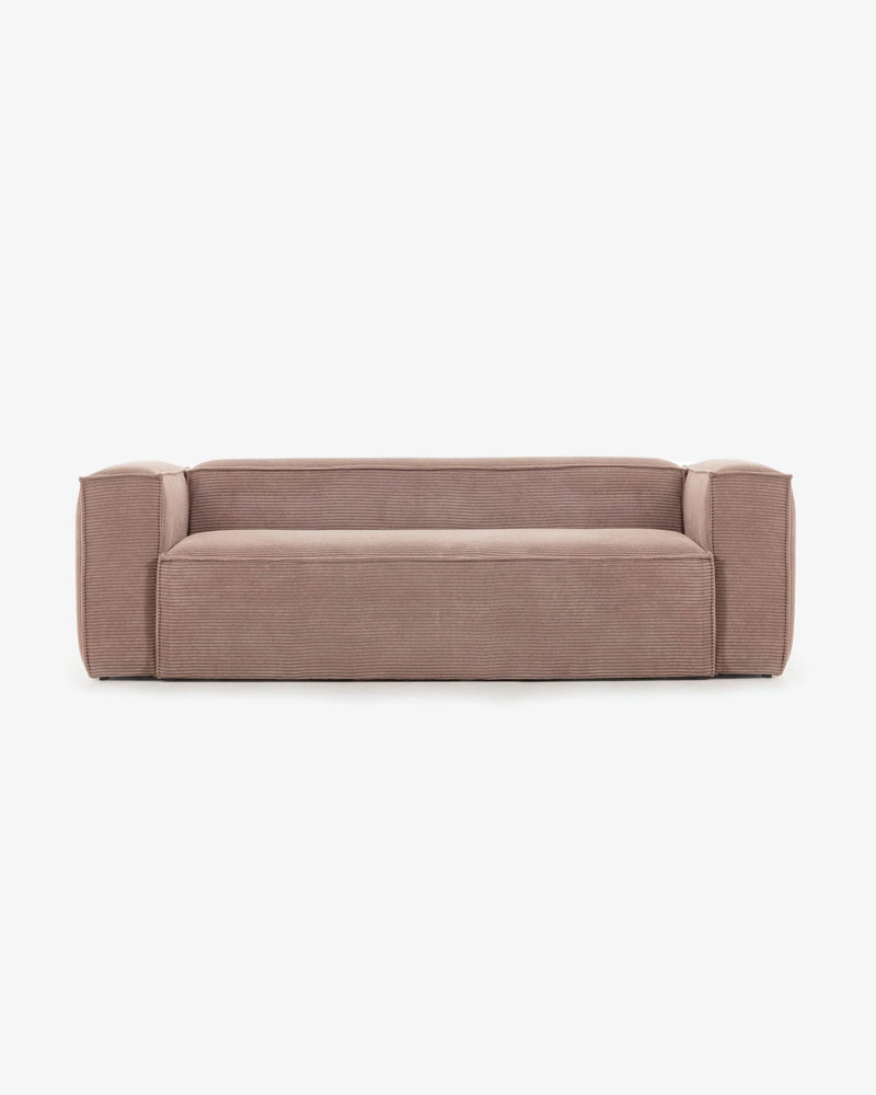 
                  
                    KORDSCHI - 3-Sitzer Sofa mit altrosa Kord
                  
                