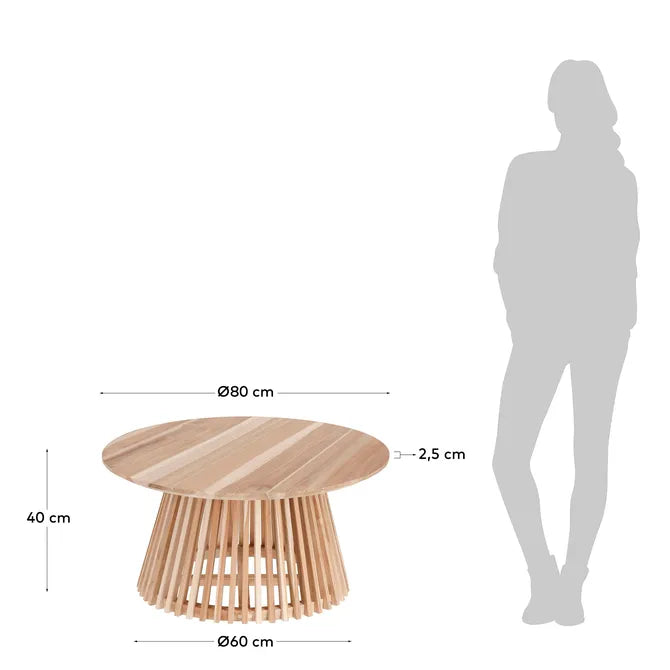 
                  
                    VILMA - Runder Tisch natur Ø 80cm
                  
                
