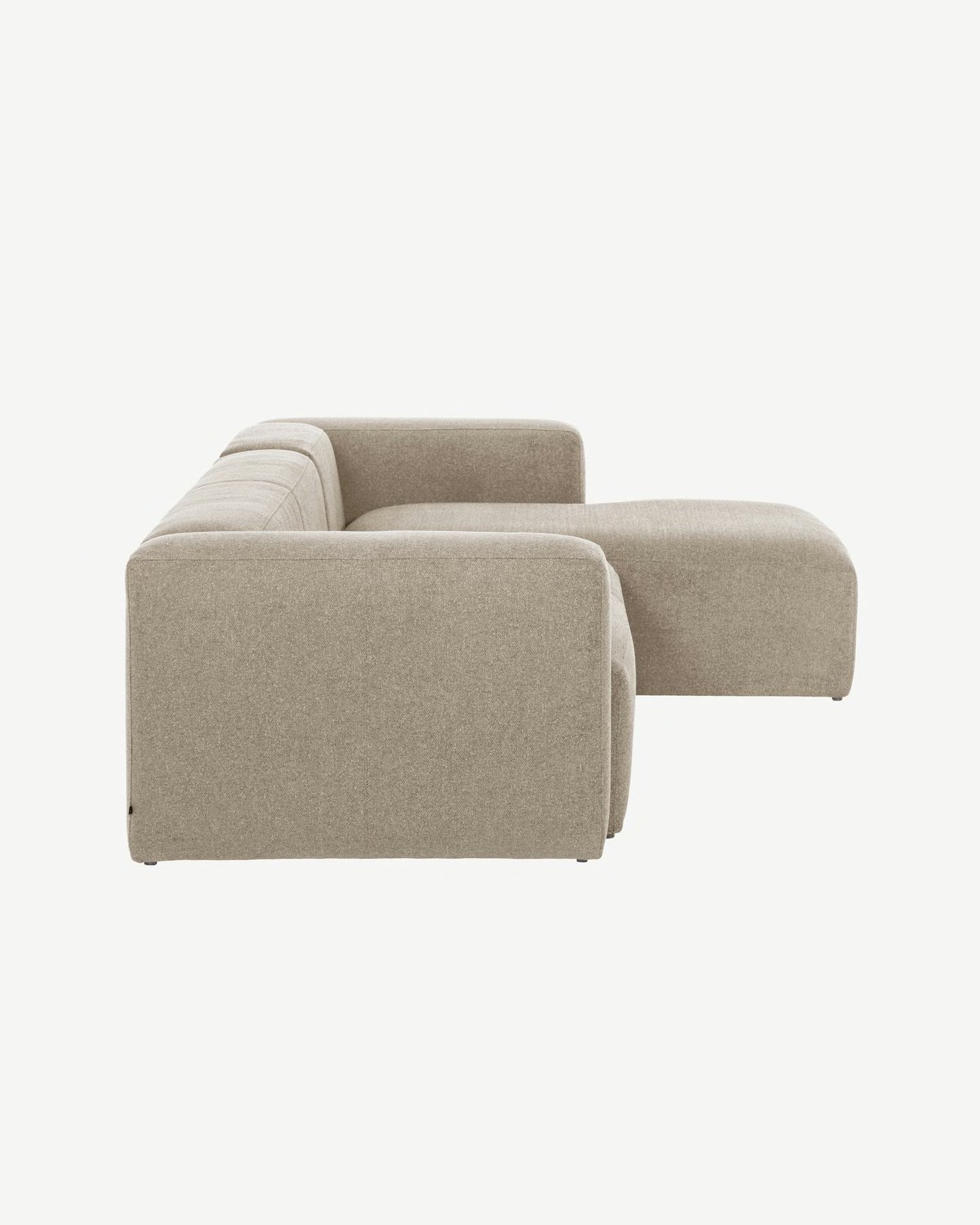 
                  
                    CHENILLE - 3-Sitzer Sofa mit Chaiselongue Beige
                  
                