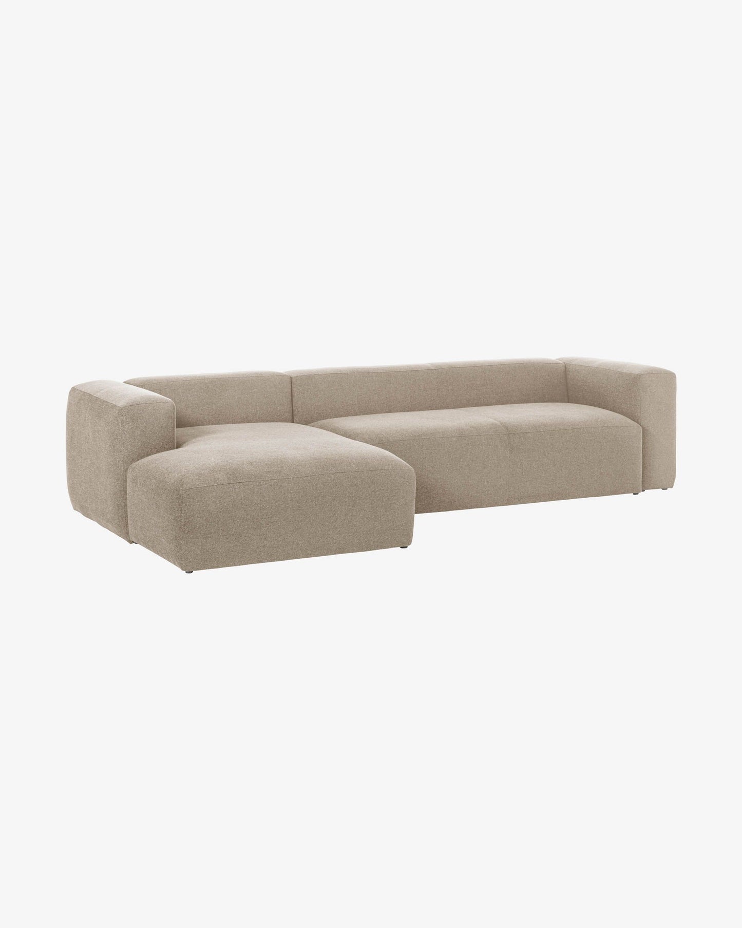 
                  
                    CHENILLE - 4-Sitzer Sofa mit Chaiselongue Beige
                  
                