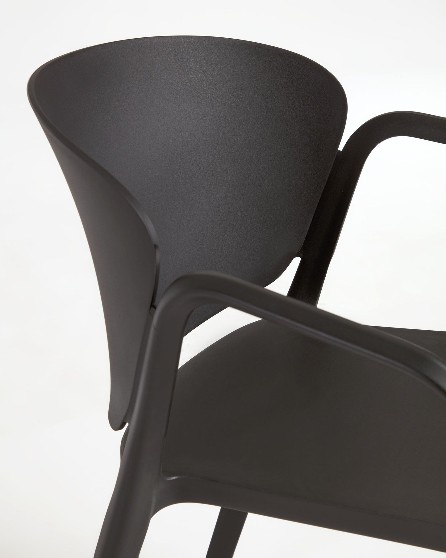 
                  
                    PABLO - Stuhl aus recyceltem Kunststoff Schwarz
                  
                