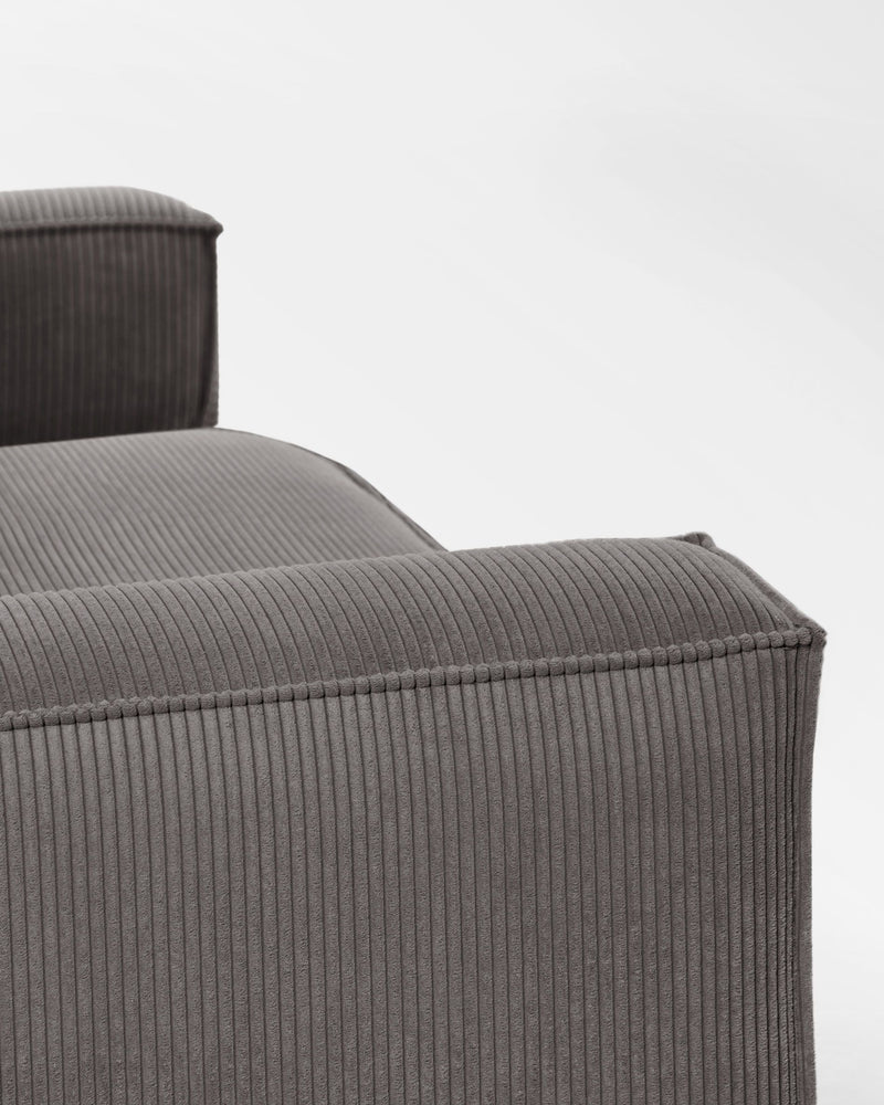 
                  
                    KORDSCHI - 2-Sitzer Sofa mit grauem Kord
                  
                